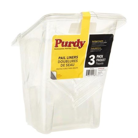 PURDY Purdy 1015202 Clear Plastic Painter Pail Liner; Pack of 6 1015202